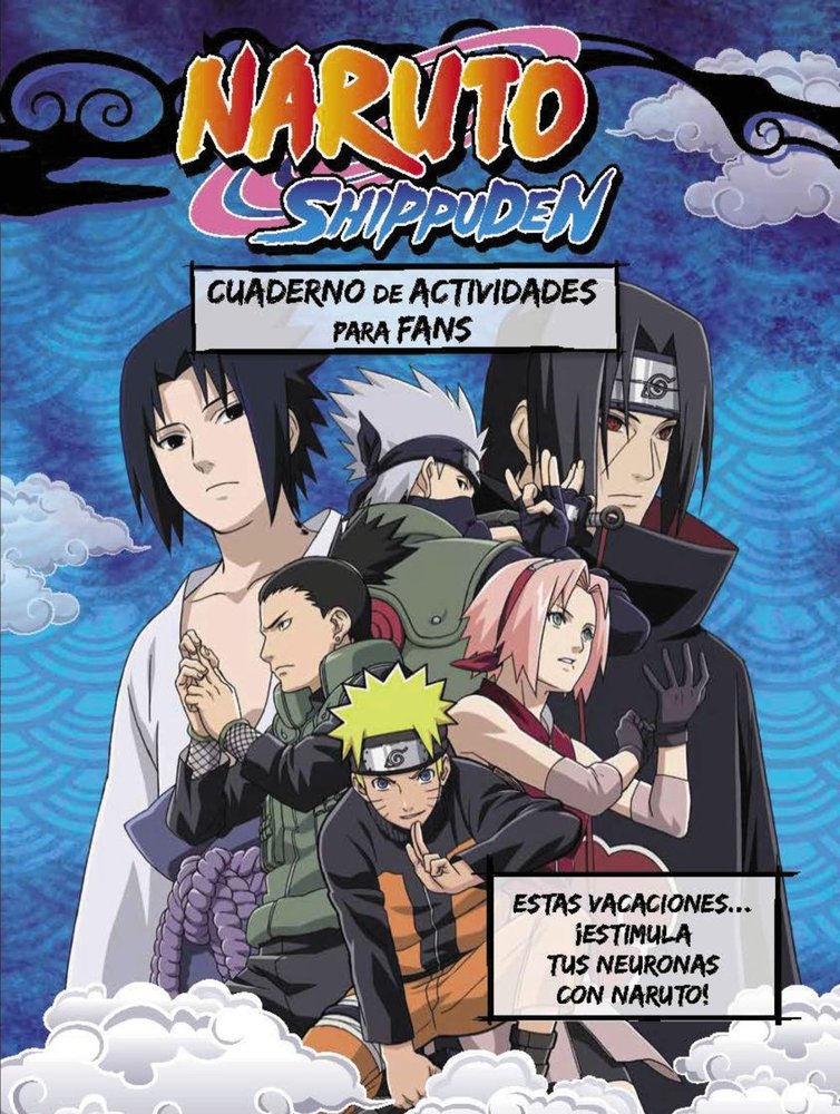 CUADERNO DE ACTIVIDADES PARA FANS NARUTO SHIPPUDEN, de VARIOS AUTORES | portada del libro