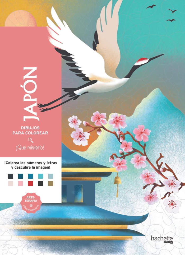 DIBUJOS PARA COLOREAR QUE MISTERIO JAPON, de VARIOS AUTORES | portada del libro