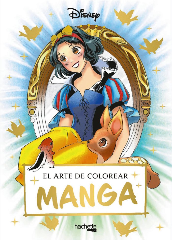 EL ARTE DE COLOREAR MANGA DISNEY, de VARIOS AUTORES | portada del libro