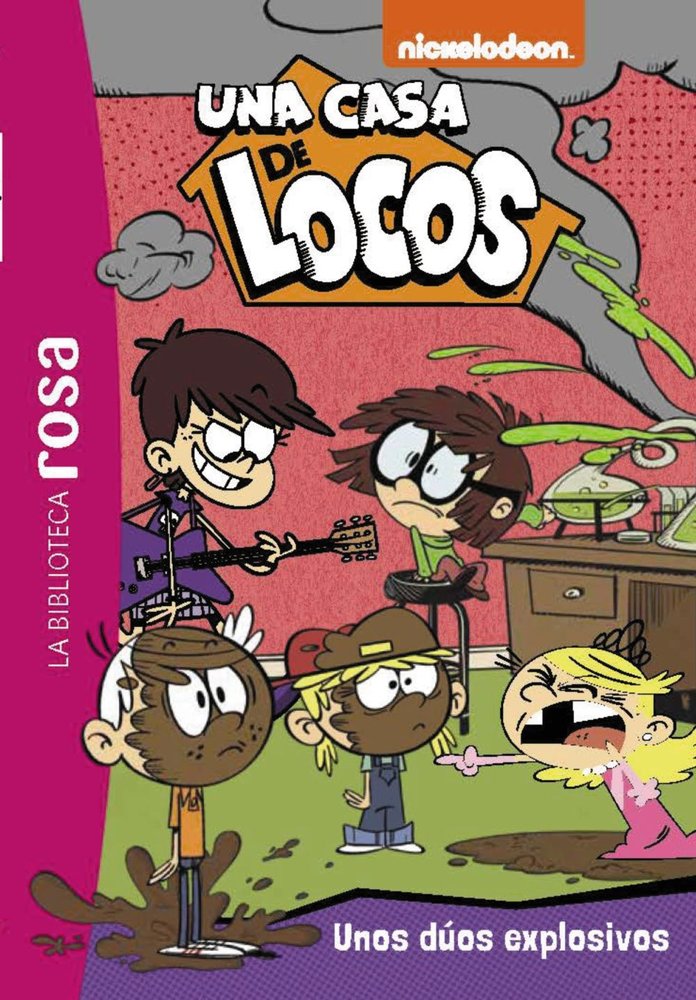 LA BIBLIOTECA ROSA UNA CASA DE LOCOS 11 UNOS DUOS EXPLOSI, de GAY, OLIVIER | portada del libro