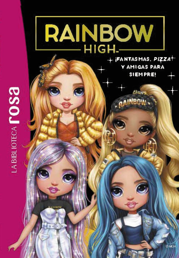 LA BIBLIOTECA ROSA RAINBOW HIGH 13 FANTASMAS, PIZZA Y AM, de RUBIO-BARREAU, VANESSA | portada del libro