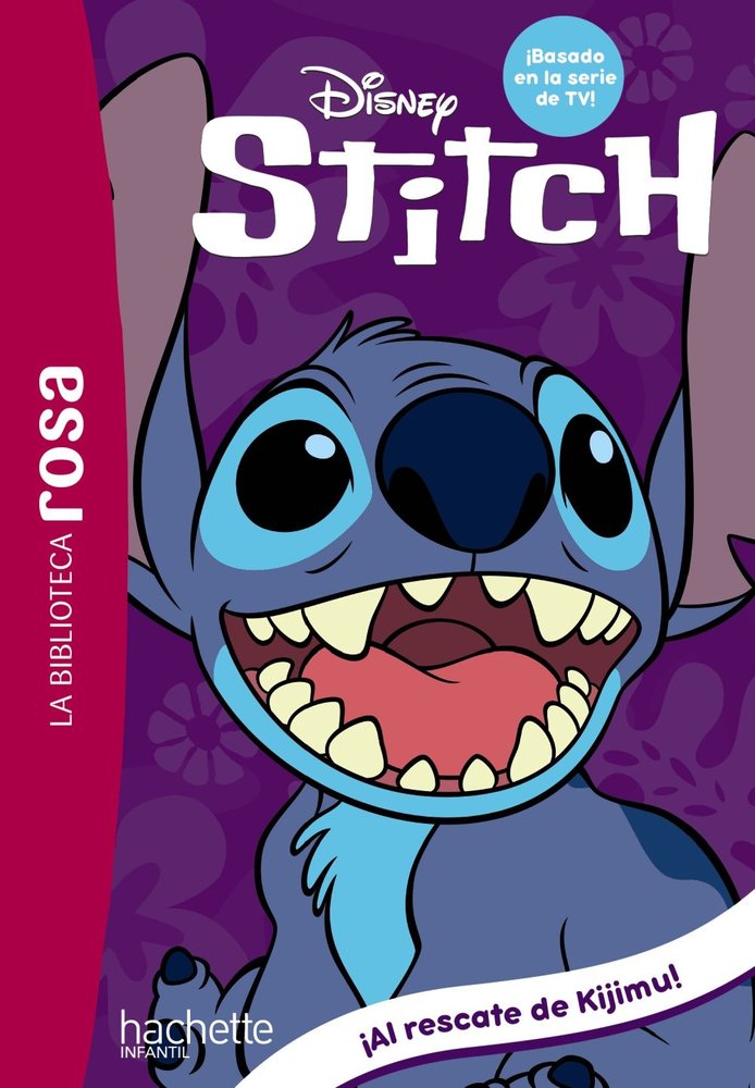 LA BIBLIOTECA ROSA. STITCH, 3. ¡AL RESCATE DE KIJIMU!, de DUVAL, THEO | portada del libro