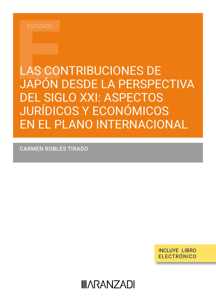 LAS CONTRIBUCIONES DE JAPON DESDE LA PERSPECTIVA DEL SIGLO X, de CARMEN ROBLES TIRADO | portada del libro