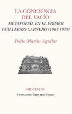 CONCIENCIA DEL VACÍO, LA, de PEDRO MARTIN AGUILAR | portada del libro