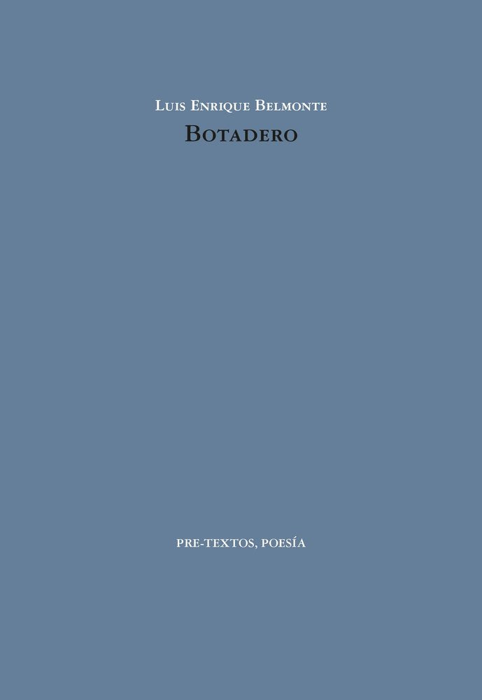 BOTADERO, de BELMONTE | portada del libro