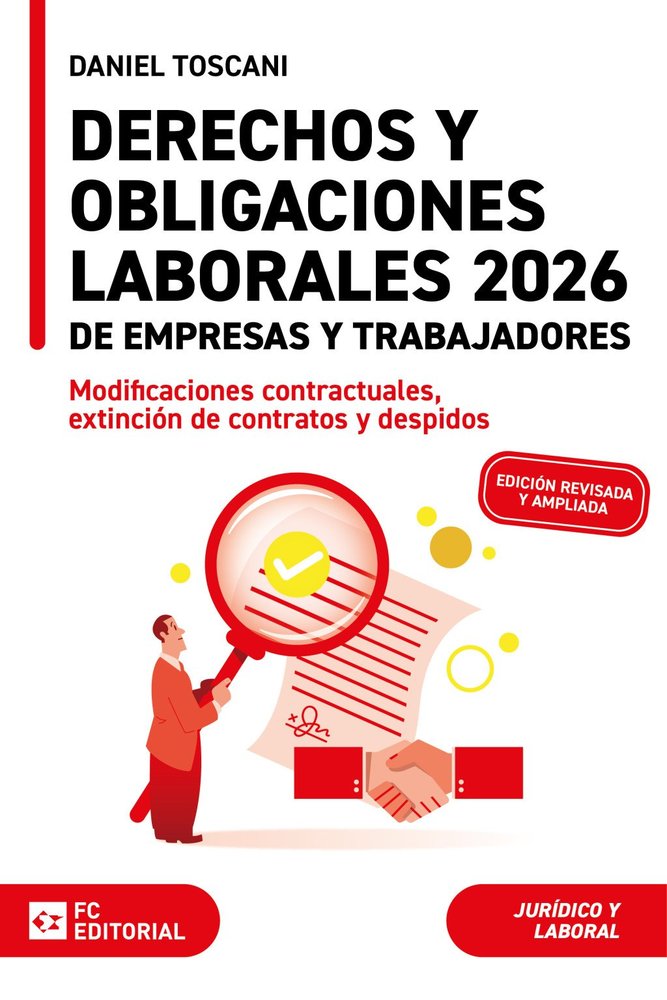 DERECHOS Y OBLIGACIONES LABORALES DE EMPRESAS Y TRABAJADORES 2026, de TOSCANI GIMENEZ, DANIEL | portada del libro