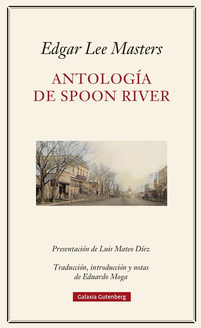 ANTOLOGÍA DE SPOON RIVER, de MASTERS | portada del libro