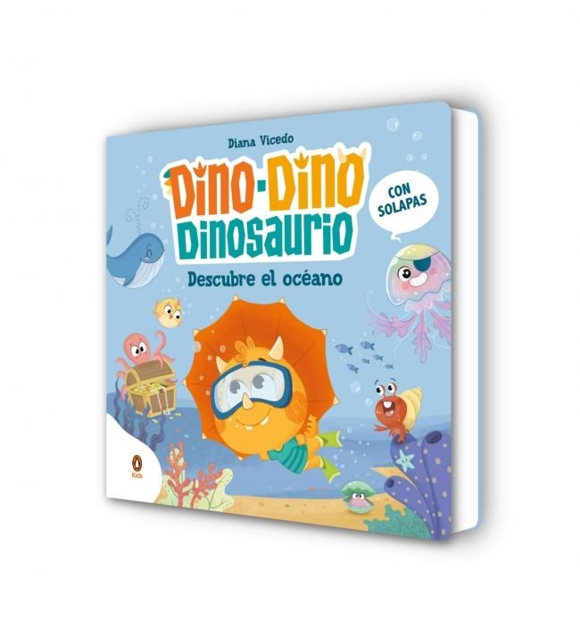 DINO-DINO DESCUBRE EL OCEANO, de VICEDO, DIANA | portada del libro