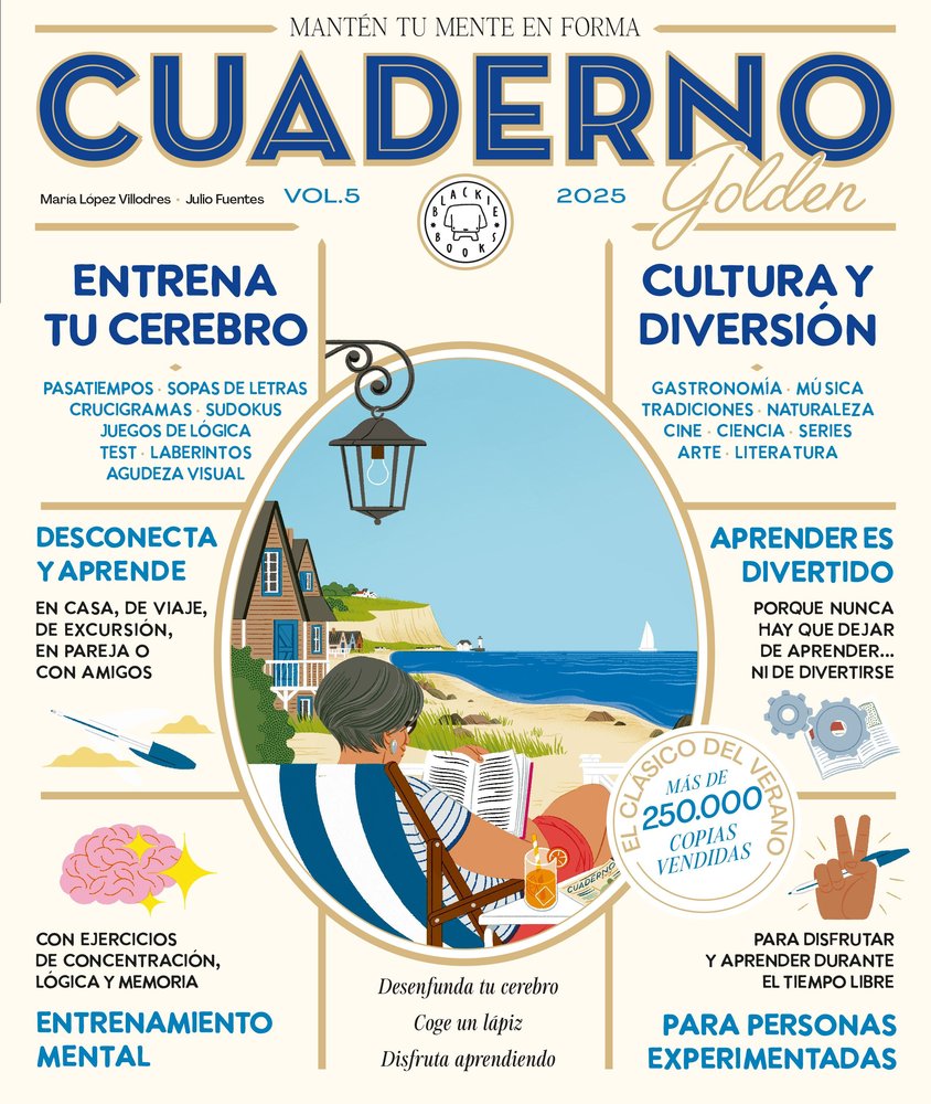 CUADERNO GOLDEN BLACKIE BOOKS. VOL. 5, de LOPEZ VILLODRES, MARIA | portada del libro