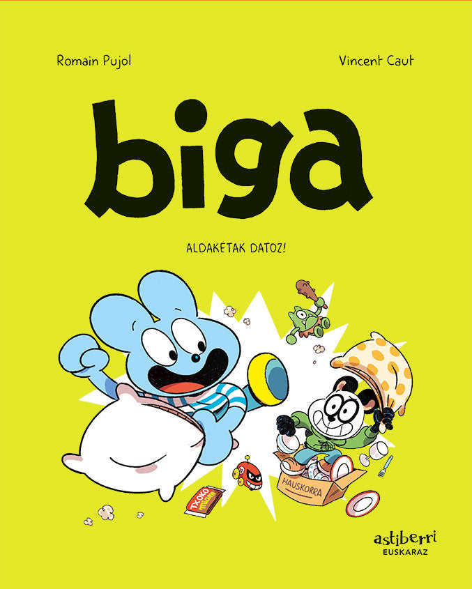 Biga 8 Aldaketak datoz!, de Caut,Vincent | portada del libro