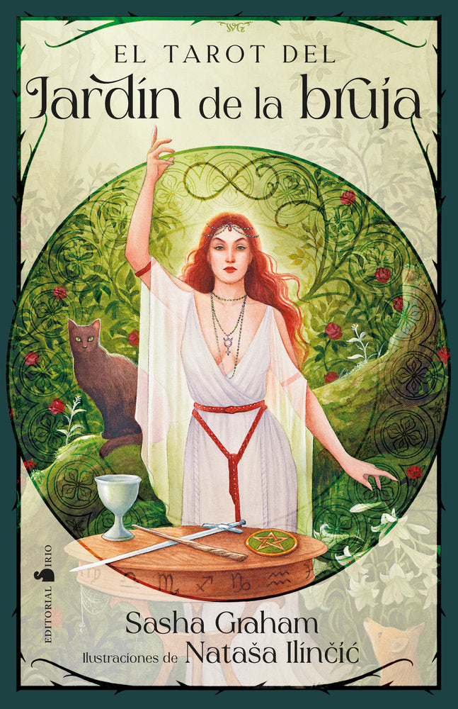 EL TAROT DEL JARDIN DE LA BRUJA, de GRAHAM, SASHA | portada del libro