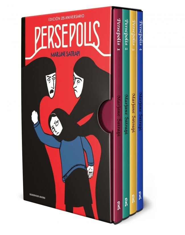 PERSEPOLIS (ESTUCHE CUATRO LIBROS), de SATRAPI, MARJANE | portada del libro