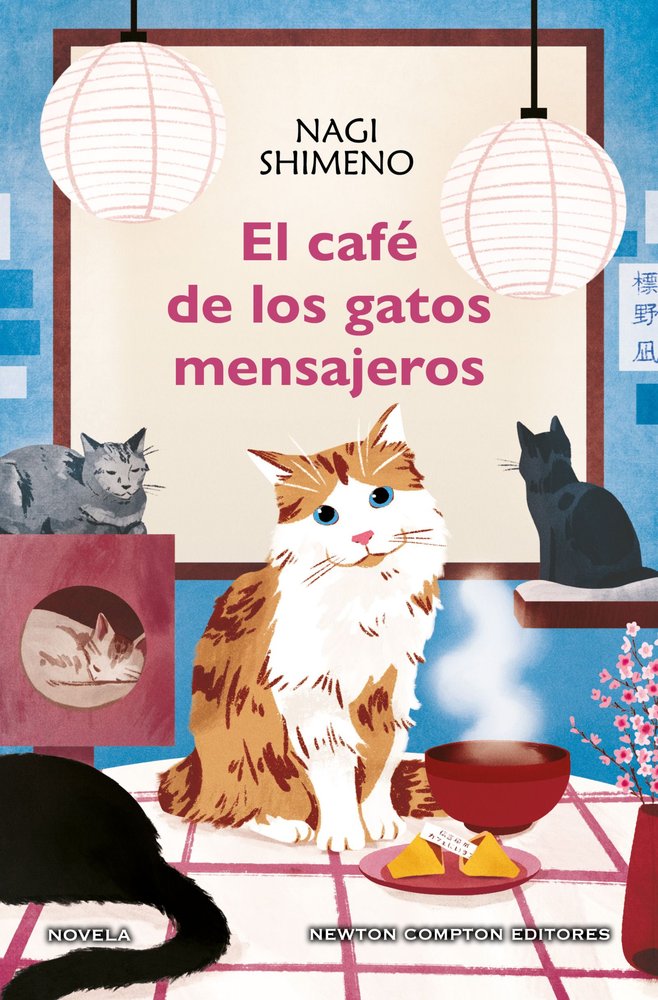 CAFE DE LOS GATOS MENSAJEROS,EL, de SHIMENO,NAGI | portada del libro