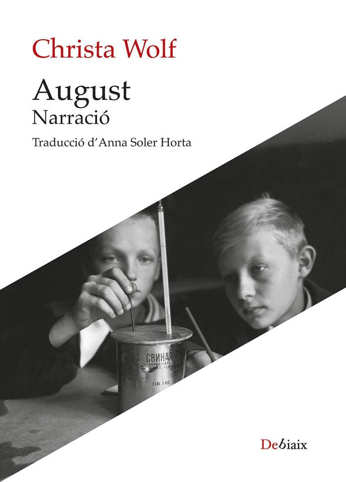 AUGUST, de WOLF, CHRISTA | portada del libro