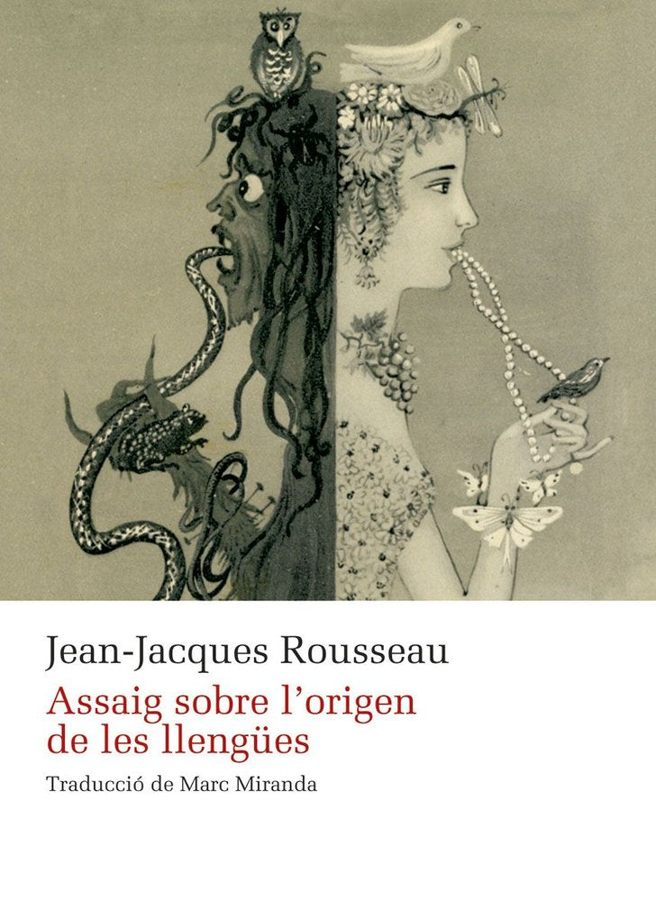 ASSAIG SOBRE L'ORIGEN DE LES LLENGUES, de ROUSSEAU | portada del libro