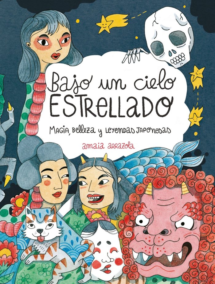BAJO UN CIELO ESTRELLADO, de ARRAZOLA, AMAIA | portada del libro
