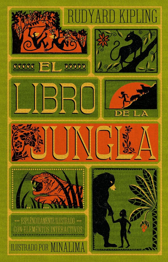 EL LIBRO DE LA JUNGLA, de KIPLING, RUDYARD | portada del libro