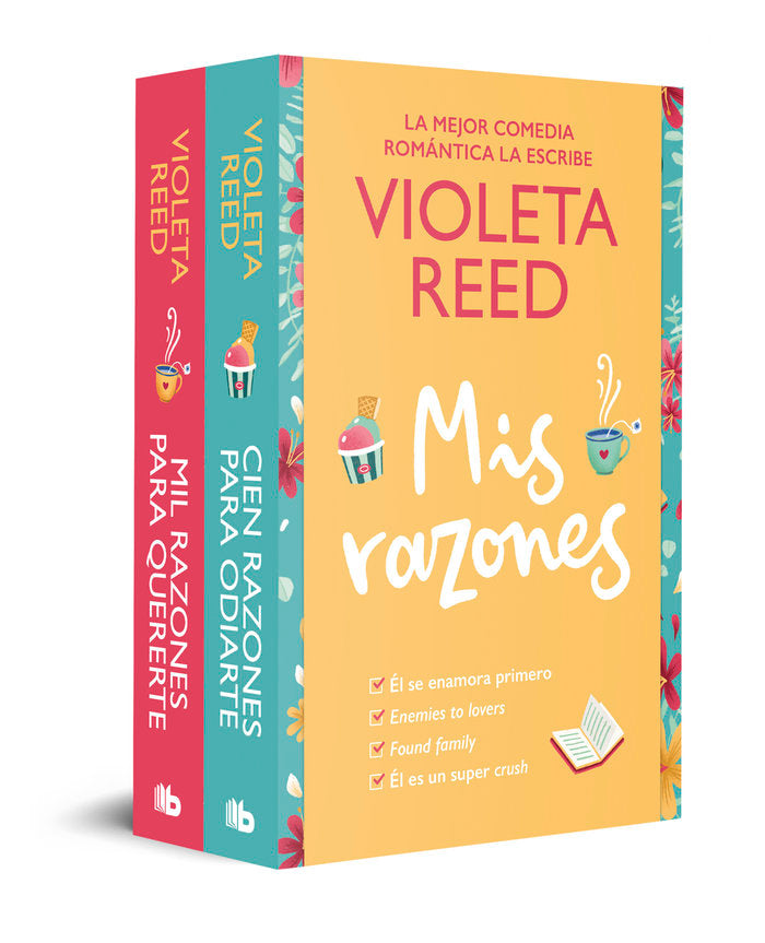 PACK: CIEN RAZONES PARA ODIARTE Y MIL RAZONES PARA QUERERTE, de REED, VIOLETA | portada del libro