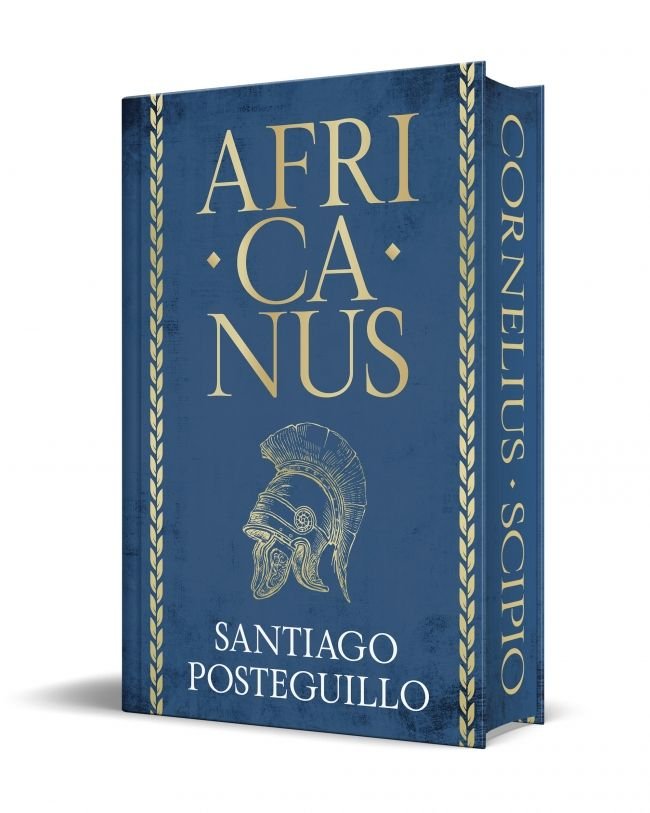 AFRICANUS EDICION LIMITADA CON CANTOS TINTADOS TRILOGIA AFRI, de SANTIAGO POSTEGUILLO | portada del libro