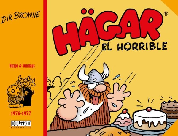 HAGAR EL HORRIBLE 1976 - 1977, de DIK BROWNE | portada del libro