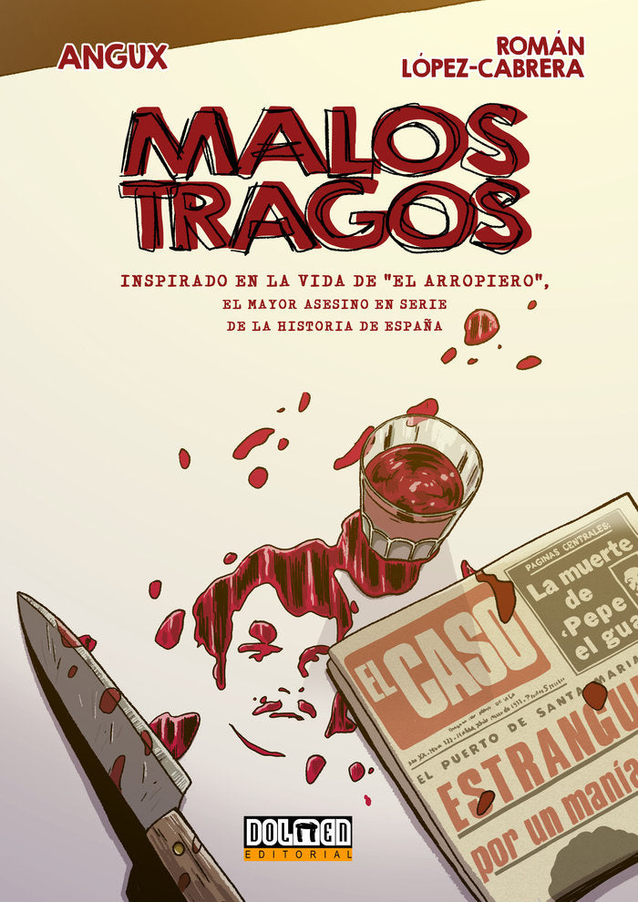MALOS TRAGOS, de ANGUX | portada del libro