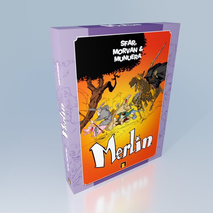 ESTUCHE EXCLUSIVO MERLIN EDICION LIMITADA, de MORVAN, SFAR | portada del libro