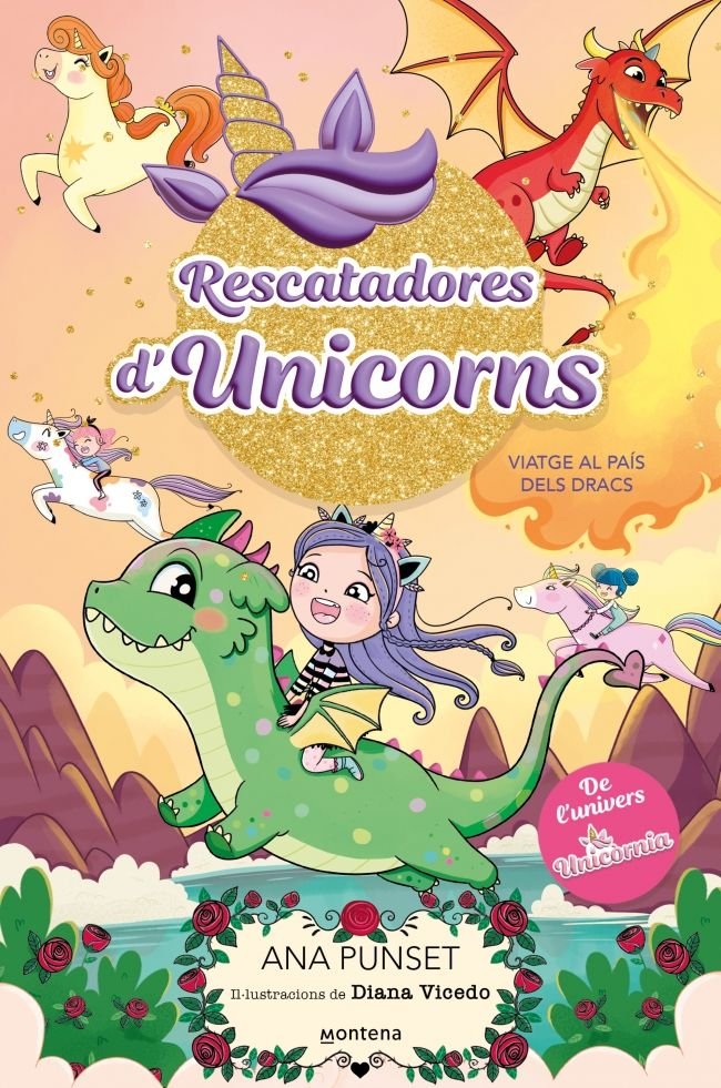 RESCATADORES D'UNICORNS 6 - VIATGE AL PAIS DELS DRACS, de PUNSET, ANA | portada del libro