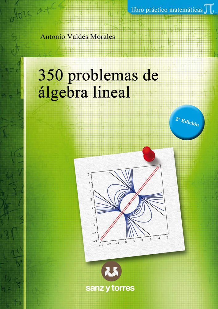 350 PROBLEMAS DE ALGEBRA LINEAL, de VALDES MORALES, ANTONIO | portada del libro