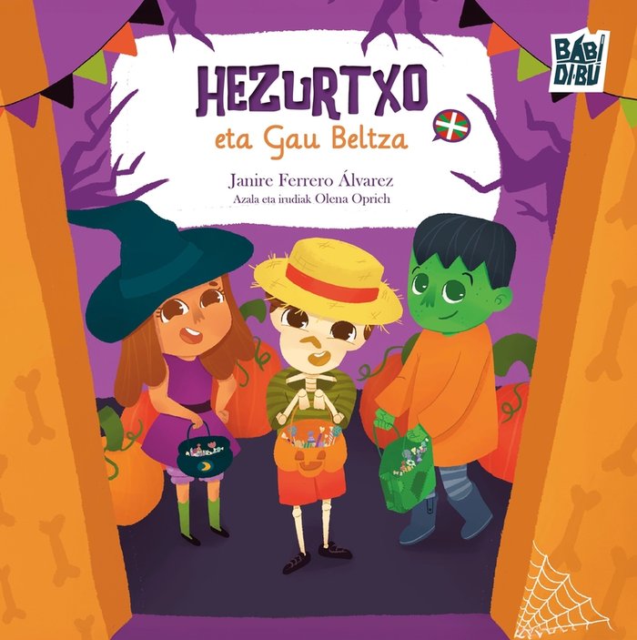 (eus).hezurtxo eta gau beltza.(equilibrio de morfeo), de FERRERO ALVAREZ,JANIRE | portada del libro