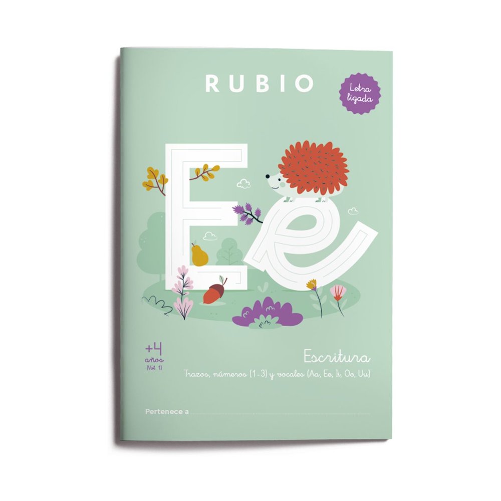 ESCRITURA CON LETRA LIGADA +4 AÑOS VOL1 | portada del libro