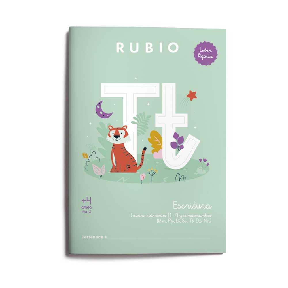 ESCRITURA CON LETRA LIGADA +4 AÑOS VOL2 | portada del libro