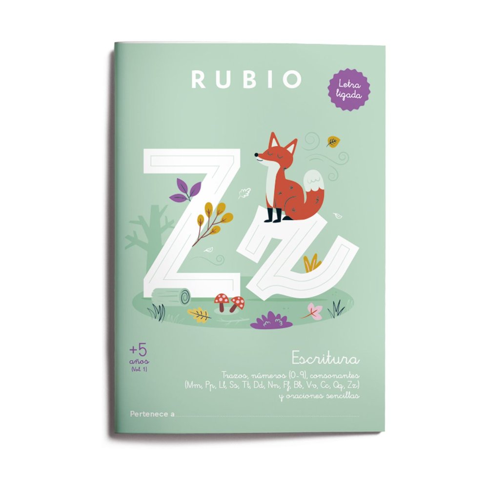 ESCRITURA CON LETRA LIGADA +5 AÑOS VOL1 | portada del libro