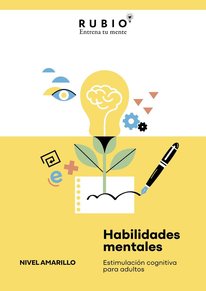 HABILIDADES MENTALES. ESTIMULACION COGNITIVA PARA ADULTOS. (NIVEL AMARILLO. VOL., de GUILLEM SAIZ, JAVIER | portada del libro