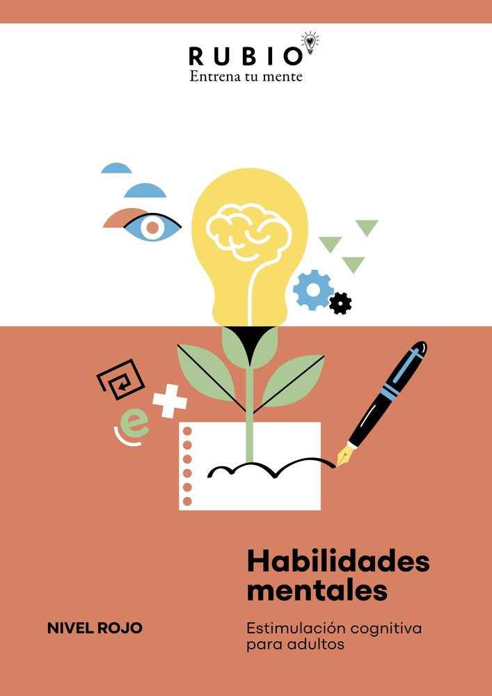 HABILIDADES MENTALES. ESTIMULACION COGNITIVA PARA ADULTOS. (NIVEL ROJO. VOL. I), de GUILLEM SAIZ, JAVIER | portada del libro