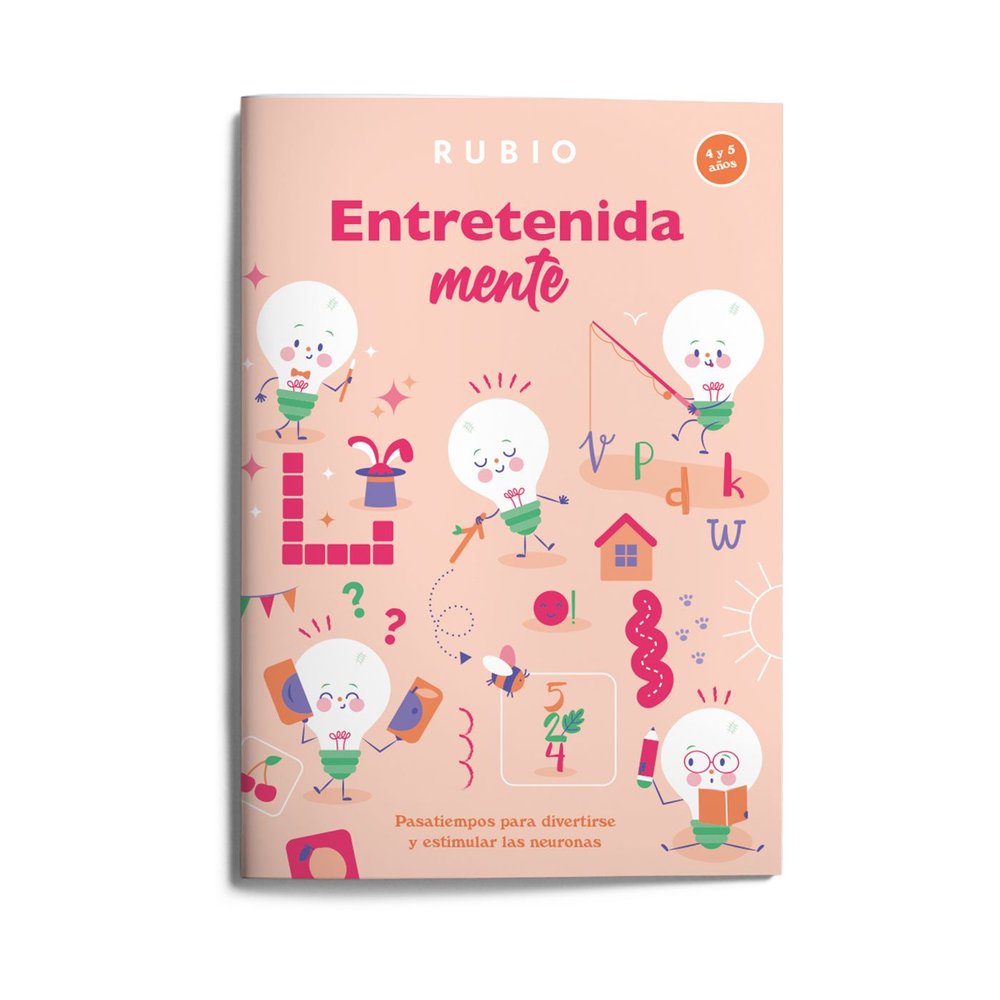 ENTRETENIDAMENTE 4-5 AÑOS PASATIEMPOS DIVERTIRSE | portada del libro