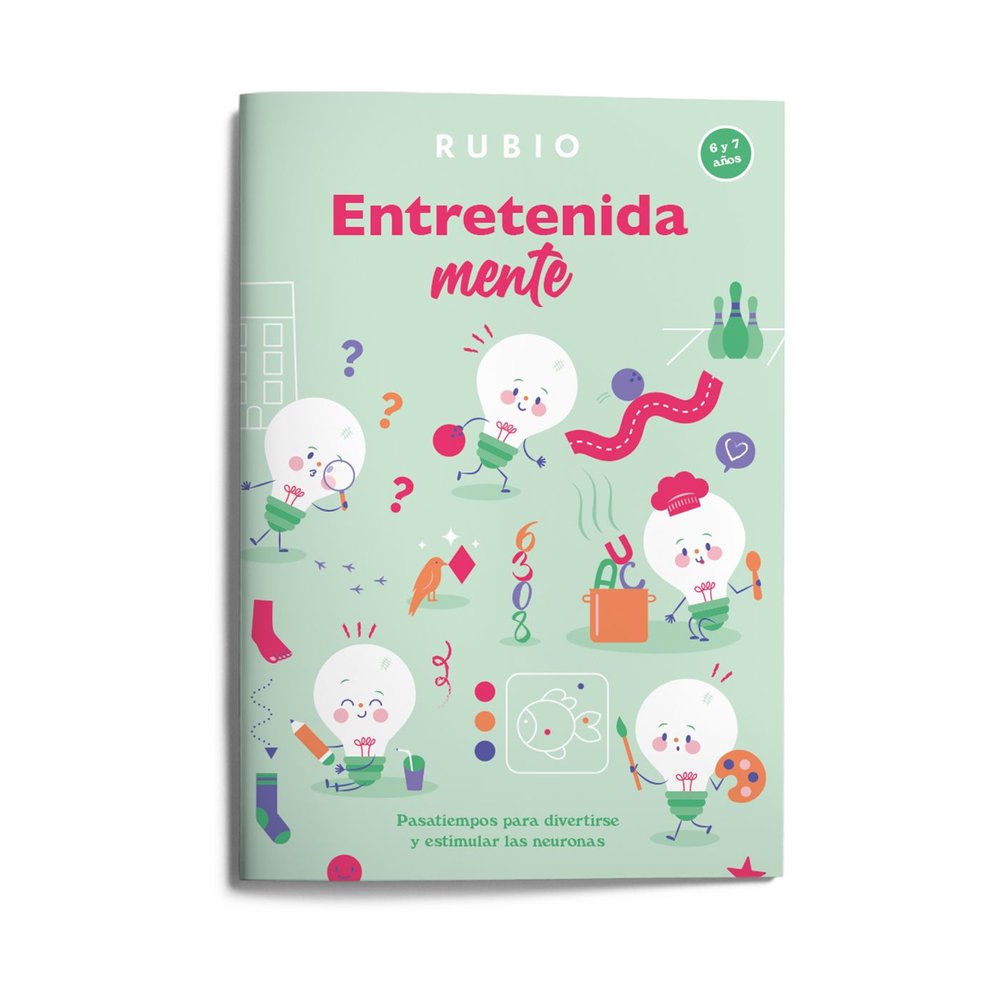 ENTRETENIDAMENTE 6-7 AÑOS PASATIEMPOS DIVERTIRSE | portada del libro
