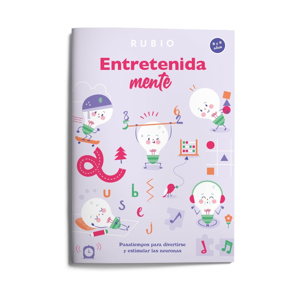 ENTRETENIDAMENTE 8-9 AÑOS PASATIEMPOS DIVERTIRSE | portada del libro
