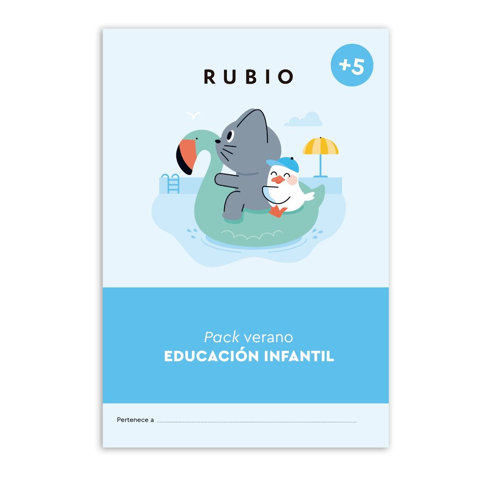 PACK VERANO RUBIO EDUCACION INFANTIL (+ 5 AÑOS) | portada del libro