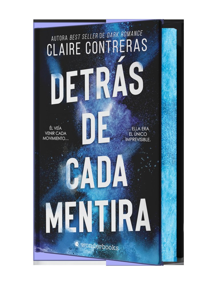 DETRAS DE CADA MENTIRA (EDICION ESPECIAL LIMITADA EN TAPA DURA CON CANTOS PINTAD, de CONTRERAS, CLAIRE | portada del libro