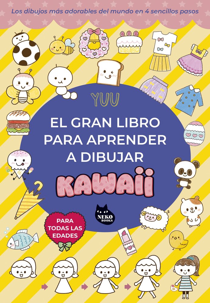 GRAN LIBRO PARA APRENDER A DIBUJAR KAWAII EL, de YUU | portada del libro