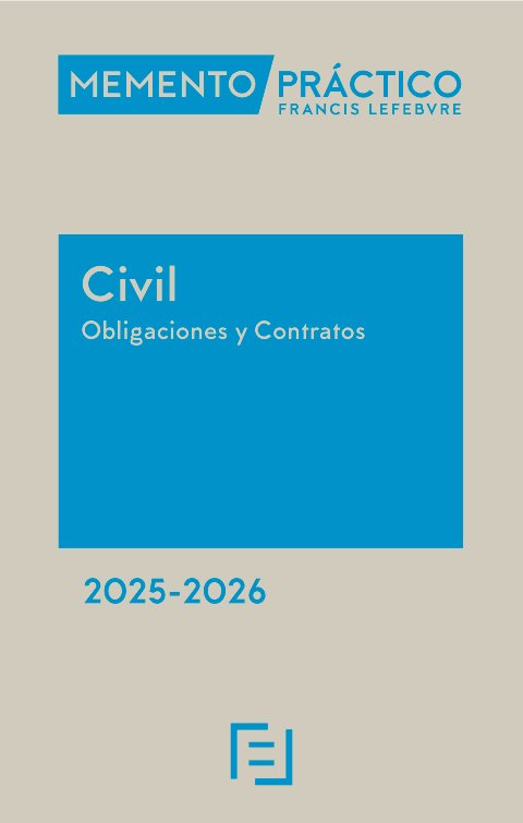 Memento practico civil obligaciones y contratos 2025 2026, de AA.VV. | portada del libro