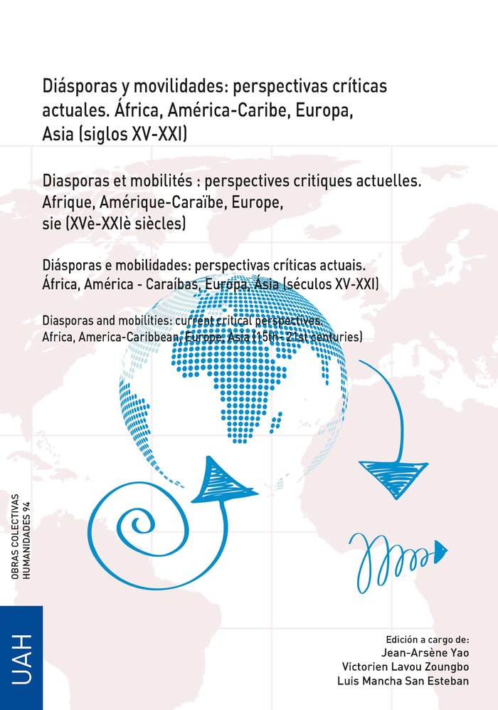 DIASPORAS Y MOVILIDADES PERSPECTIVAS CRITICAS ACTUALES AFR | portada del libro
