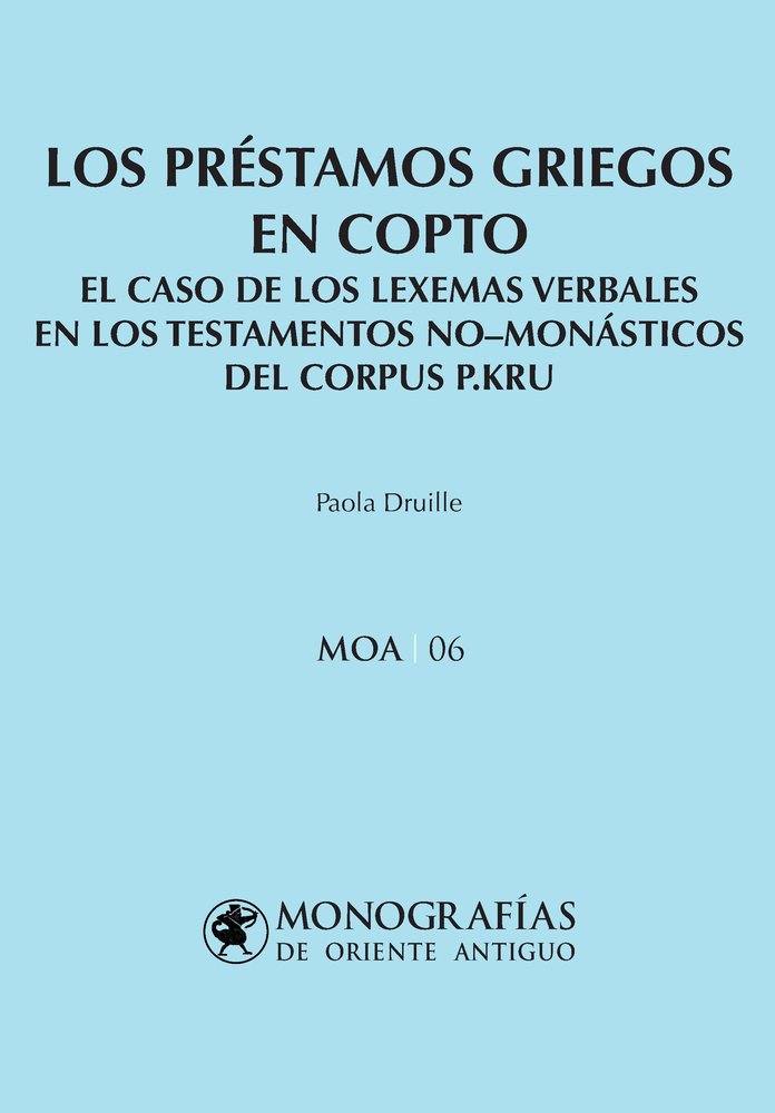 LOS PRESTAMOS GRIEGOS EN COPTO, de DRUILLE PAOLA | portada del libro