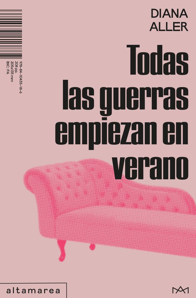 TODAS LAS GUERRAS EMPIEZAN EN VERANO, de ALLER, DIANA | portada del libro