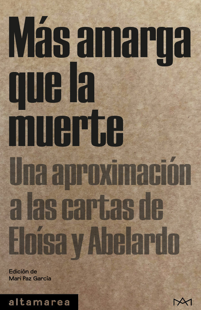 MAS AMARGA QUE LA MUERTE, de GARCIA, MARI PAZ | portada del libro