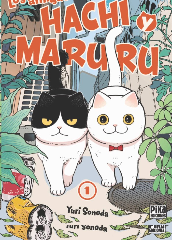 LOS AMIGATOS HACHI Y MARURU 1, de SONODA, YURI | portada del libro