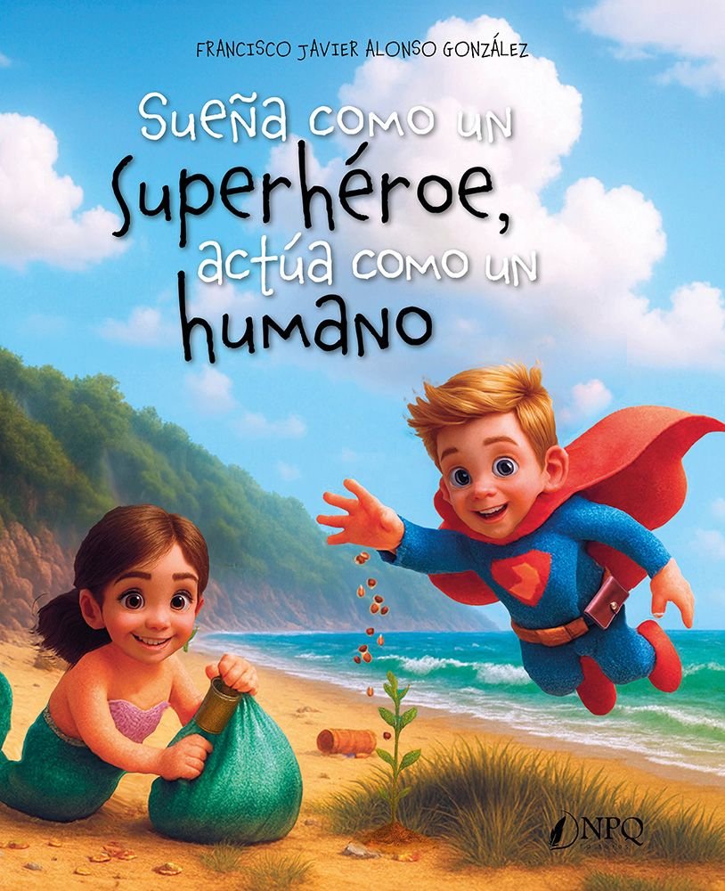 SUEÑA COMO UN SUPERHEROE, ACTUA COMO UN HUMANO, de ALONSO GONZALEZ, FRANCISCO JAVIER | portada del libro