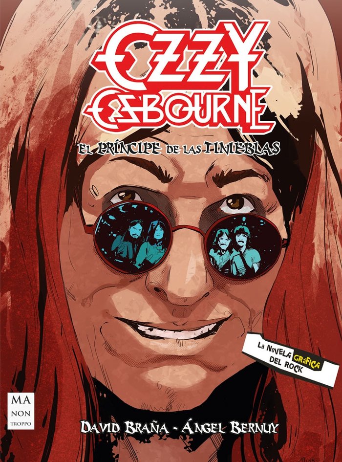 OZZY OSBOURNE EL PRINCIPE DE LAS TINIEBLAS NOVELA GRAFICA R, de BERNUY,ANGEL LUIS | portada del libro