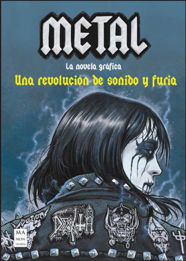 METAL LA NOVELA GRAFICA | portada del libro