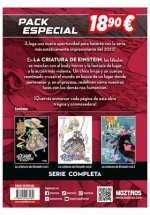 LA CRIATURA DE EINSTEIN (PACK ESPECIAL), de RYU MIYANAGA | portada del libro